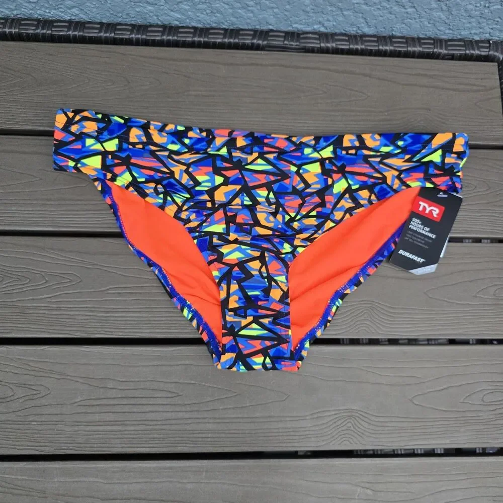 TYR Women's Costa/carnivale Multicolor Workout Bikini Bundle Sz XL New